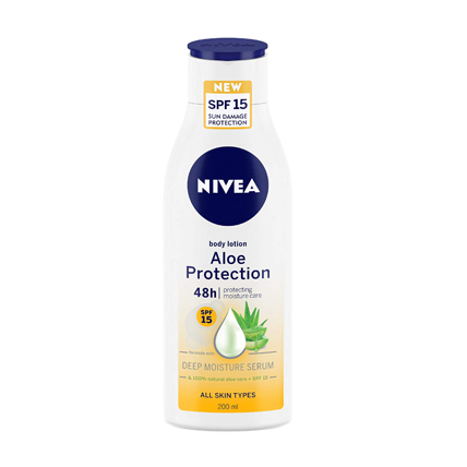 Nivea Body Lotion Aloe Protection 48 Hours Deep Moisture 